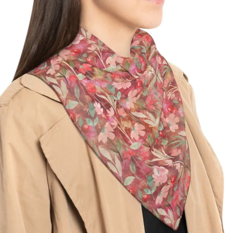 Coral Garden Designer Scarf
