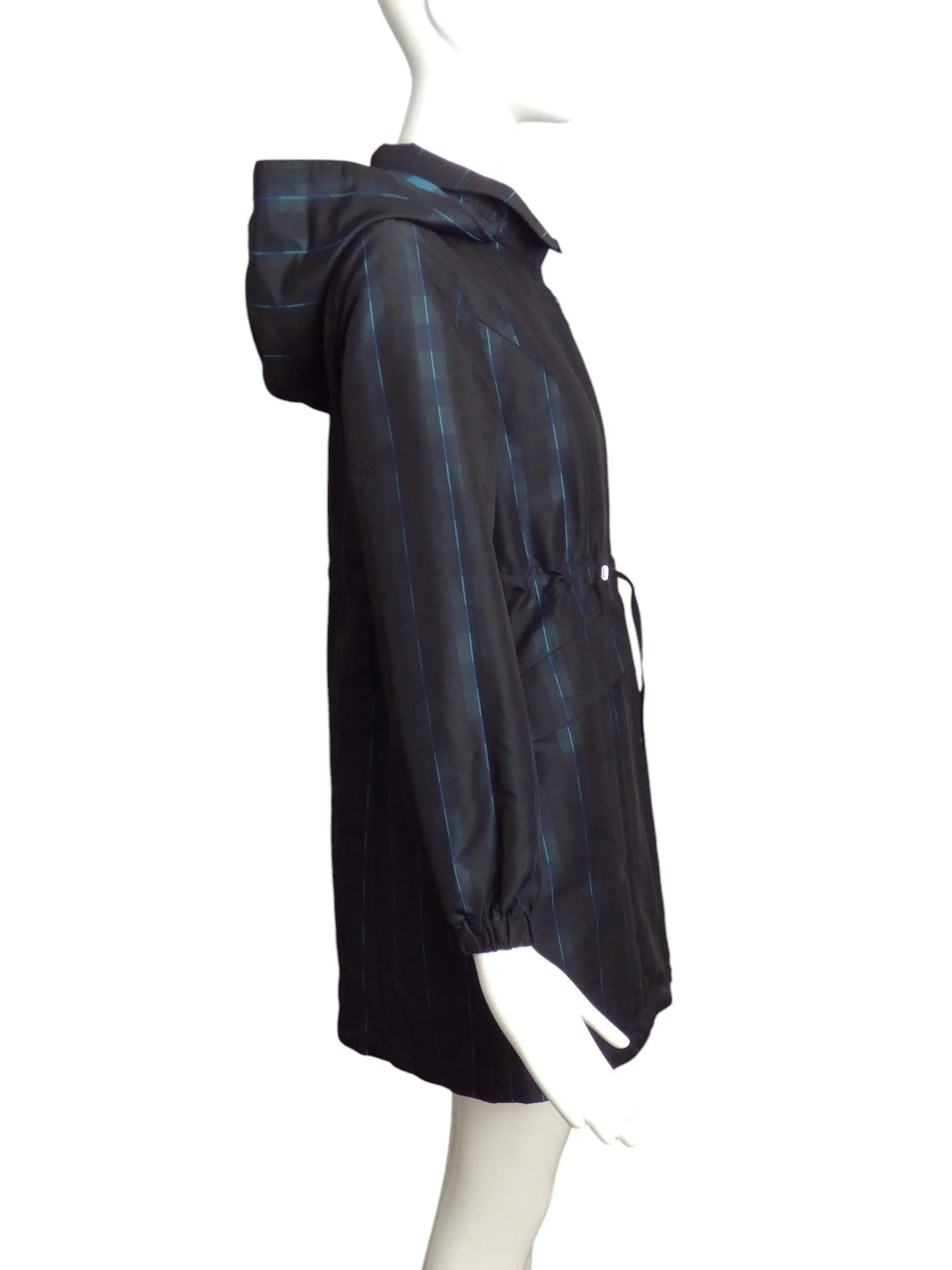 COURREGES- Navy Stripe Coat, Size 8