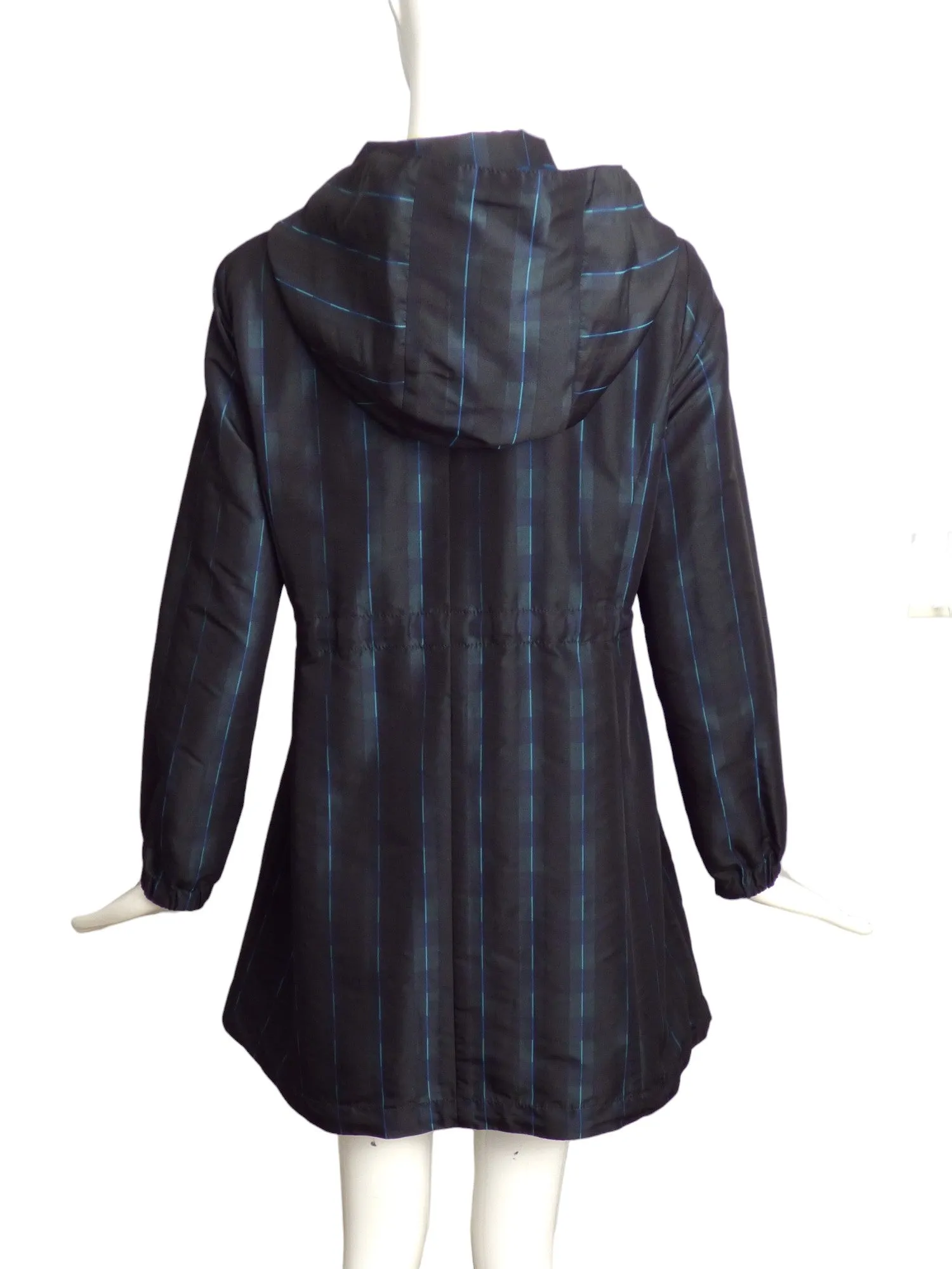 COURREGES- Navy Stripe Coat, Size 8