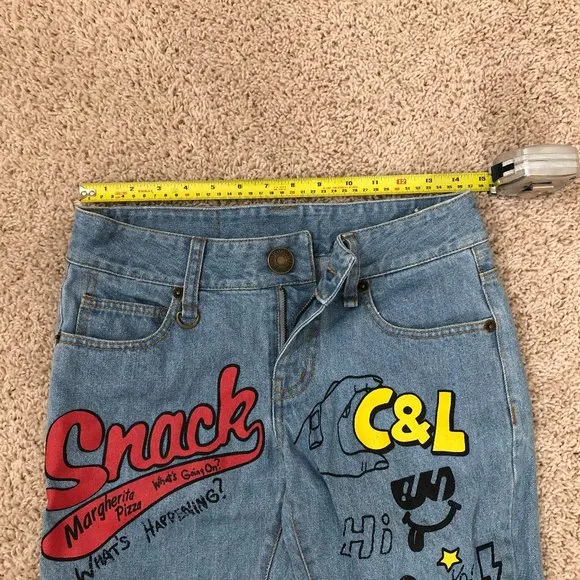 cropped jeans - Co&amp;Lu streetwear