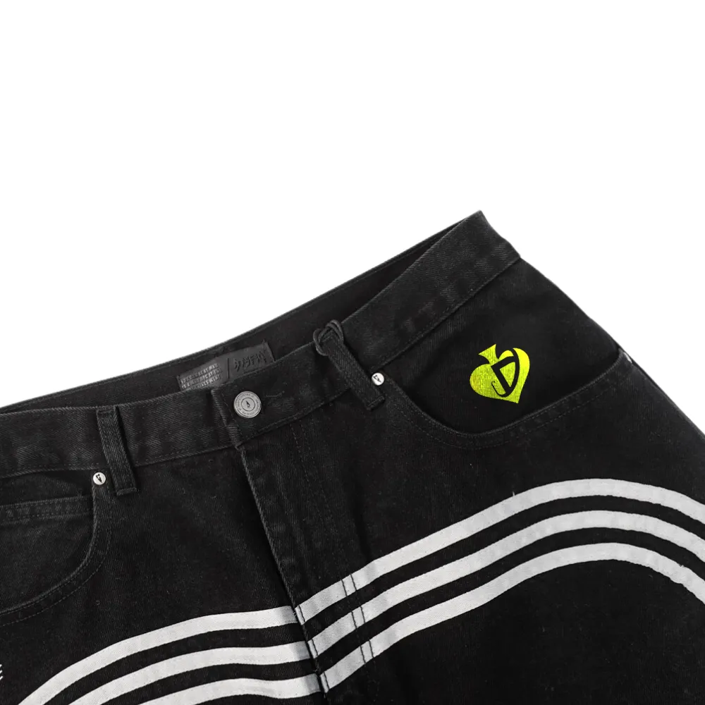 DF| Sport Dragon Print Jeans