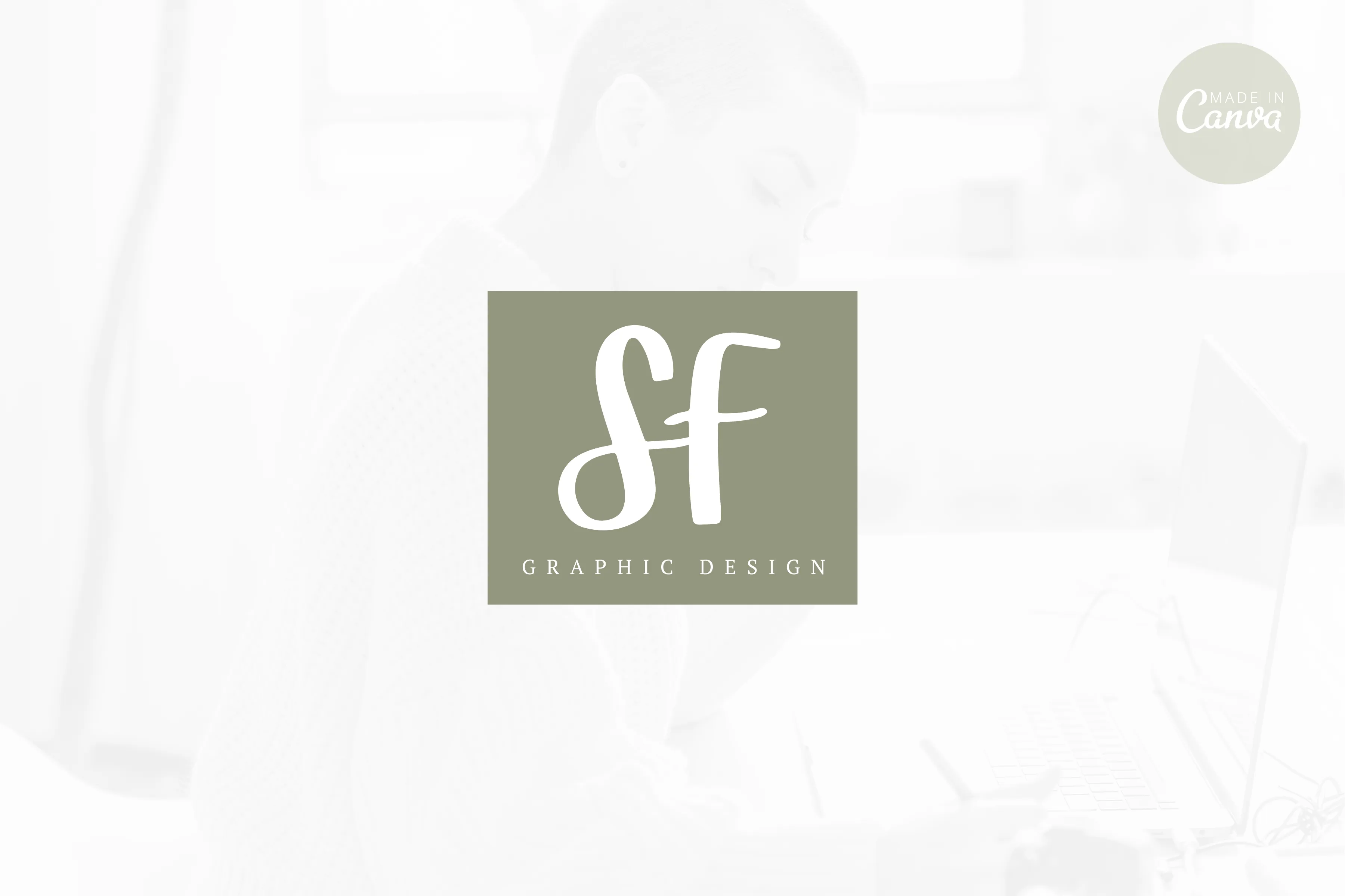 DIY SF Graphic Designer Brand Logo Canva Template