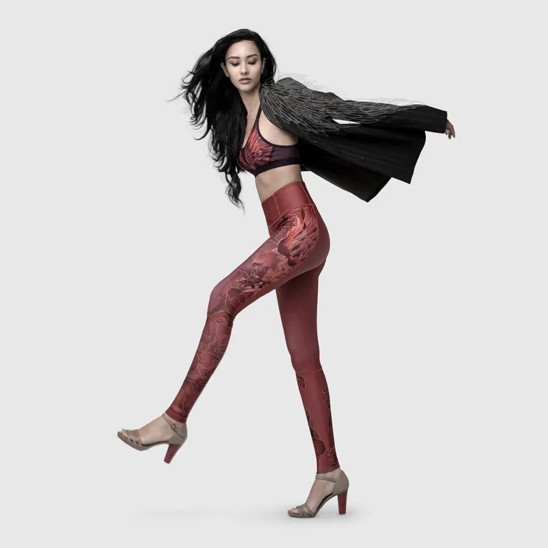 Elonga Legging Eagle Maroon