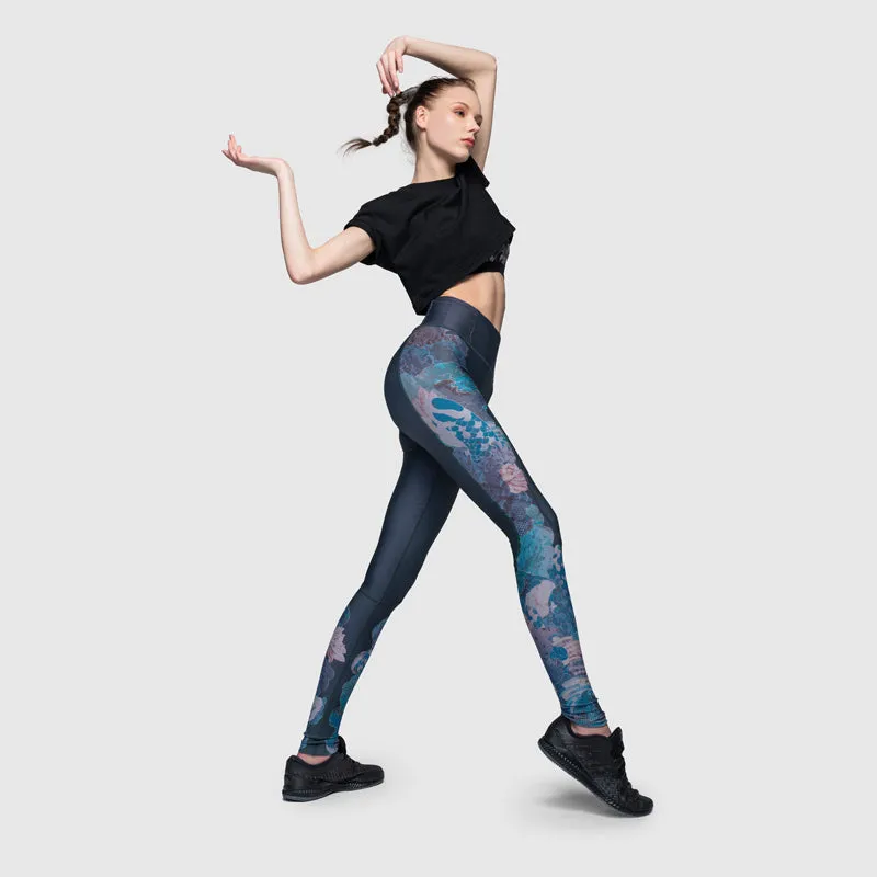 Elonga Legging Koi Blue