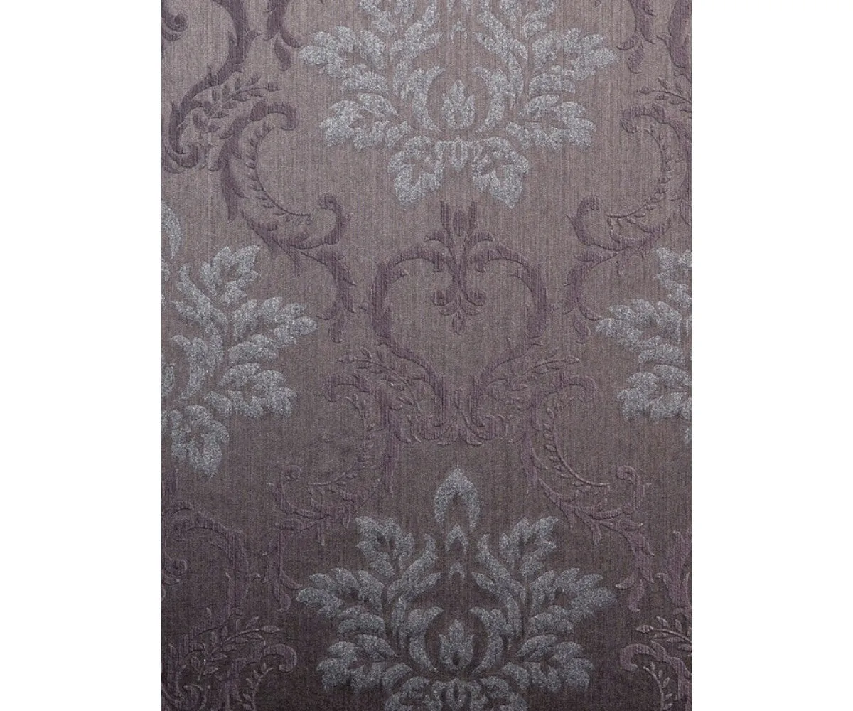 Embossed Floral Lattice Damask Indigo 266637 Wallpaper