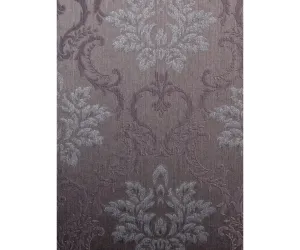 Embossed Floral Lattice Damask Indigo 266637 Wallpaper