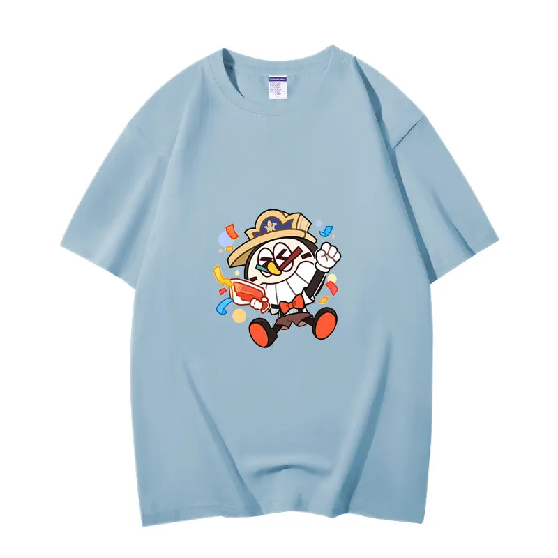 Fashion Anime Honkai: Star Rail Niko Gerentes 230g GSM Hipster Style Oversized Cotton T-shirt