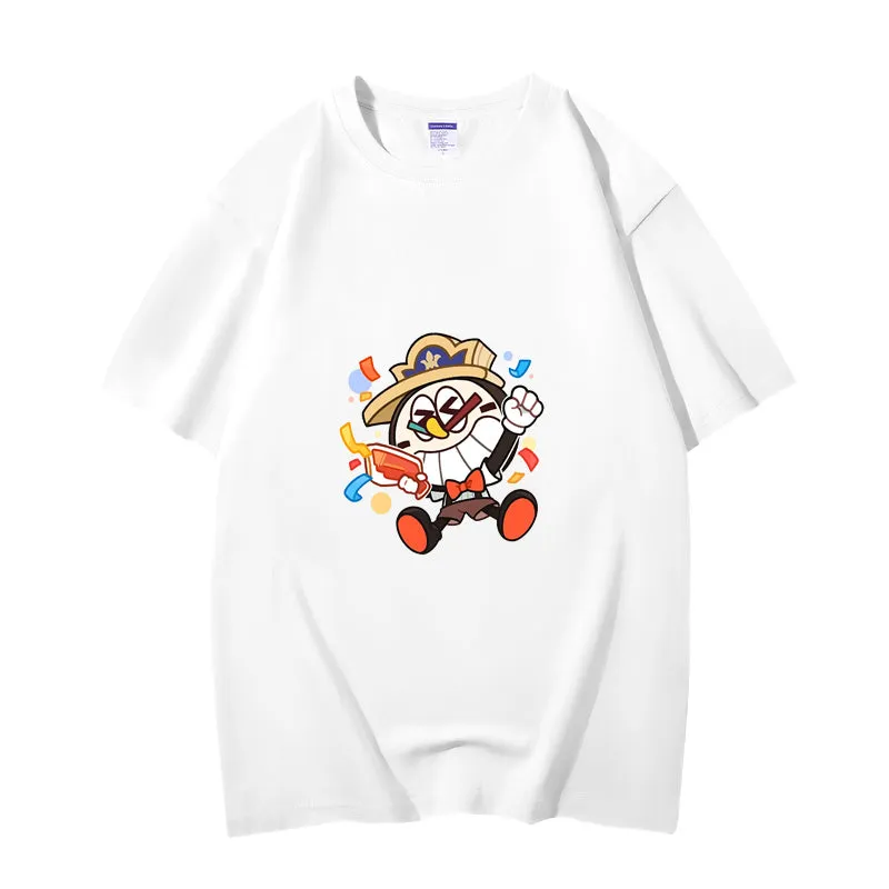 Fashion Anime Honkai: Star Rail Niko Gerentes 230g GSM Hipster Style Oversized Cotton T-shirt