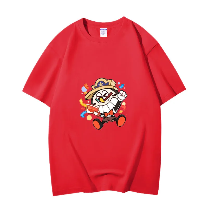 Fashion Anime Honkai: Star Rail Niko Gerentes 230g GSM Hipster Style Oversized Cotton T-shirt