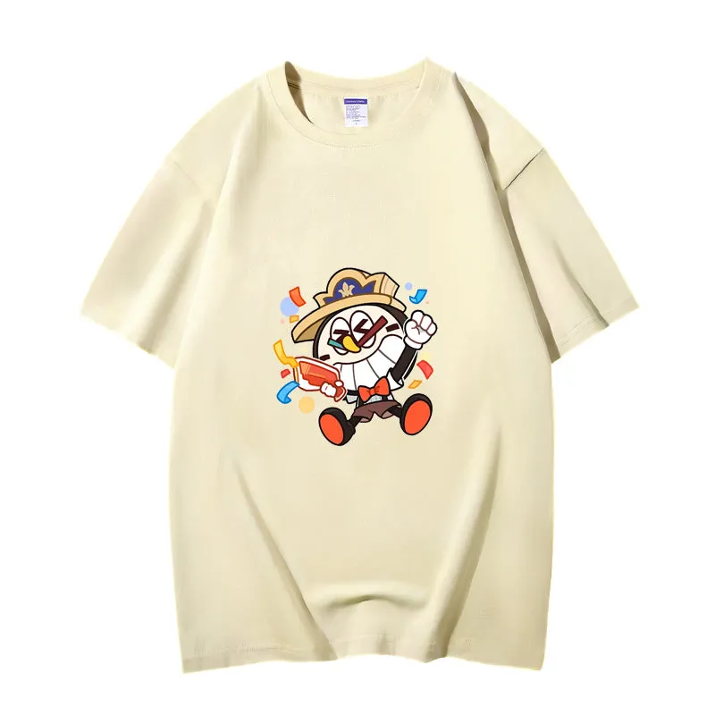 Fashion Anime Honkai: Star Rail Niko Gerentes 230g GSM Hipster Style Oversized Cotton T-shirt