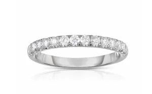 Fink's 14K White Gold 1/2 Way Round Diamond Band
