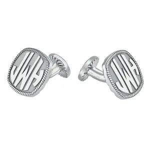 Fink's 17mm Cushion Original Monogram Cufflinks