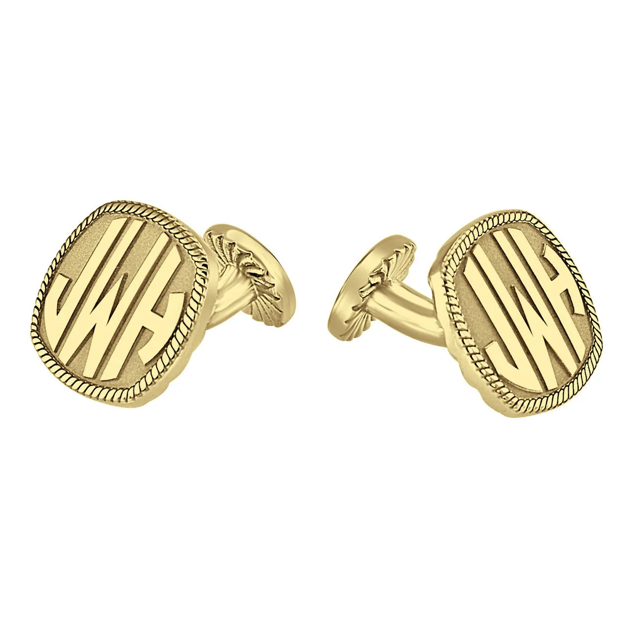 Fink's 17mm Cushion Original Monogram Cufflinks