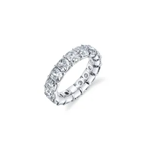 Fink's Exclusive Cushion Diamond Eternity Band in Platinum