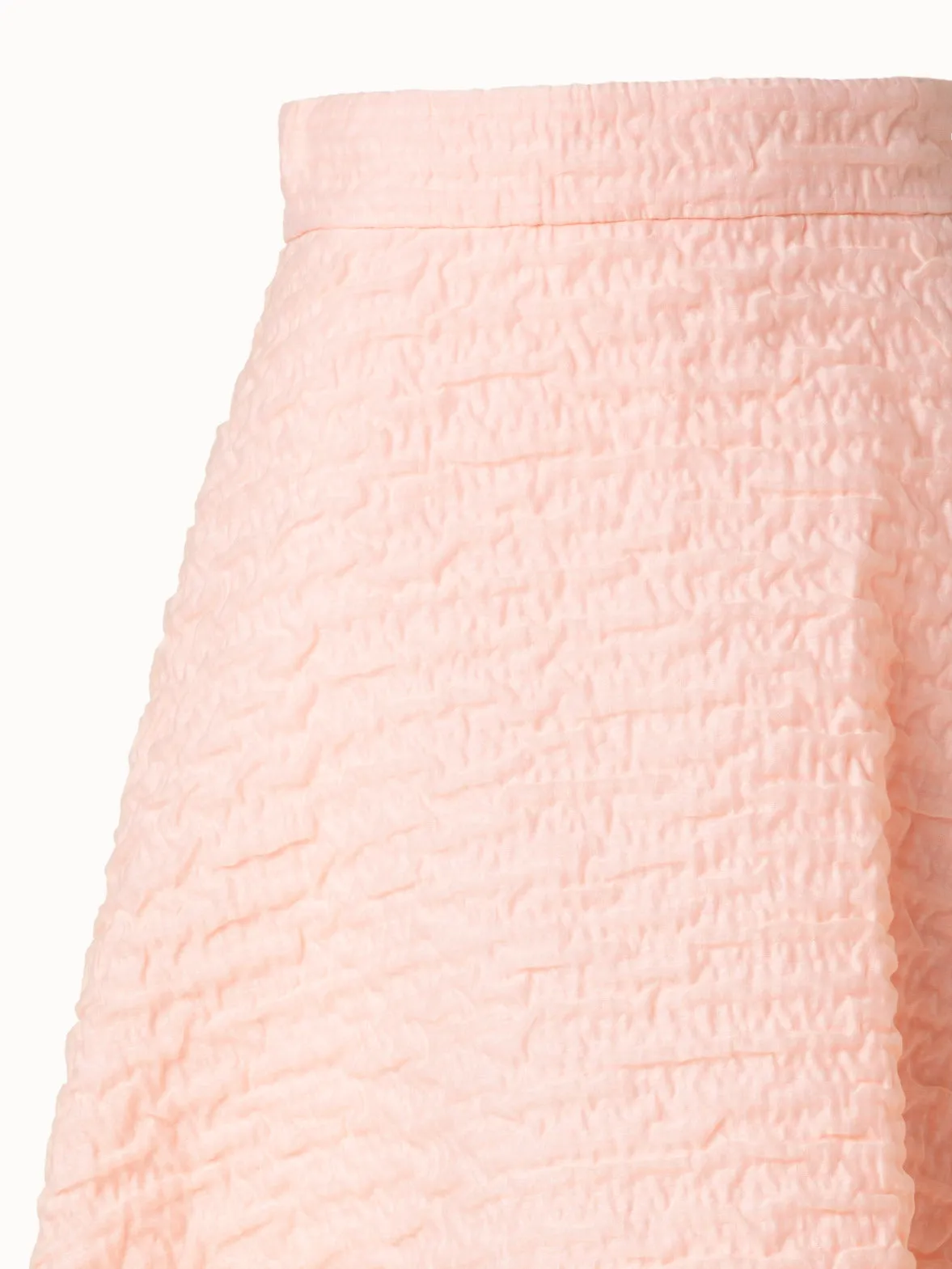 Flared Midi Skirt in 3D Bubble Organza