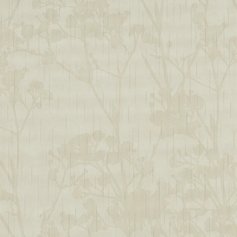 Floral Motifs Textured Beige 6833-14 Wallpaper