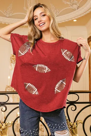 Football Shirt - Vintage Red