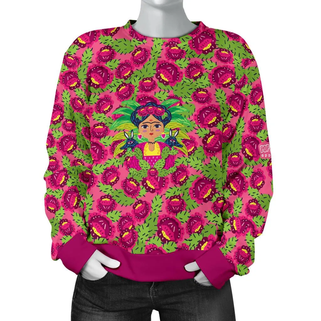 Frida Flowers/Cactus Sweater