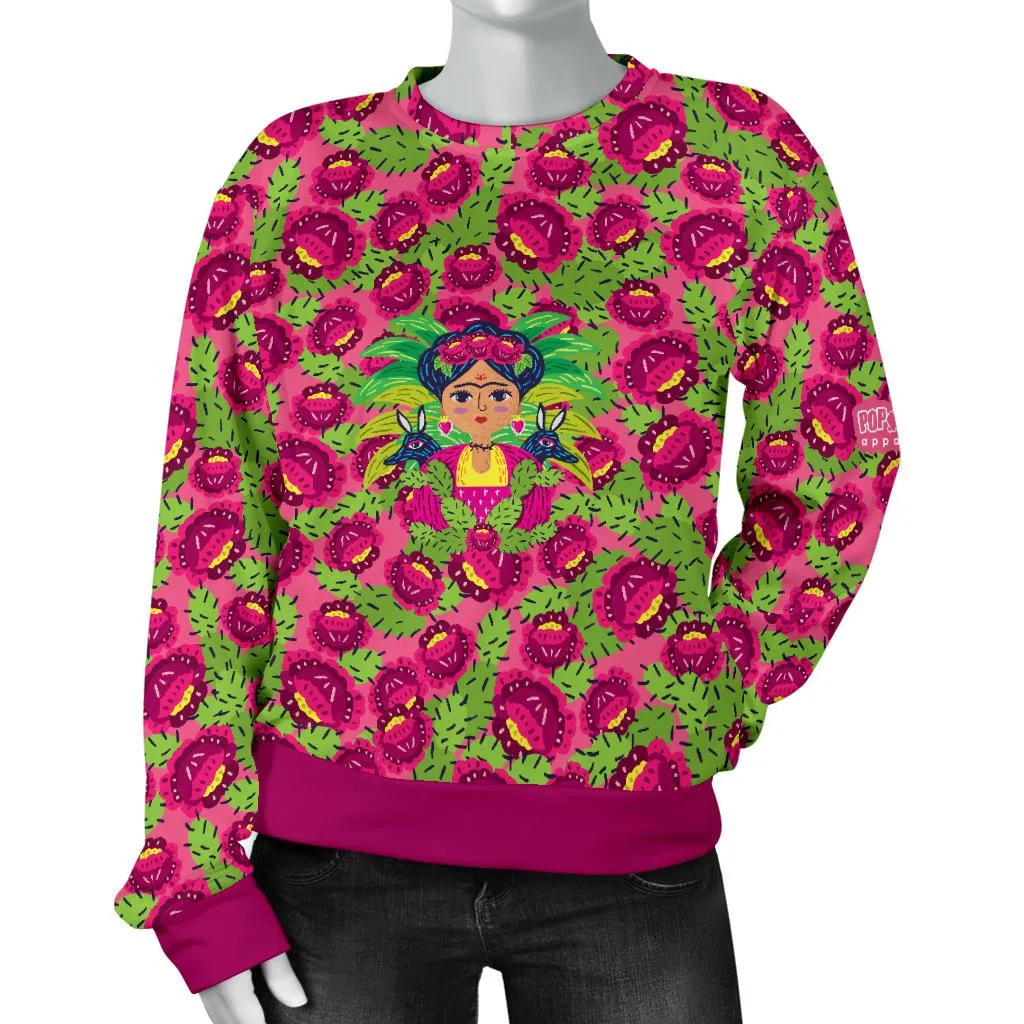 Frida Flowers/Cactus Sweater