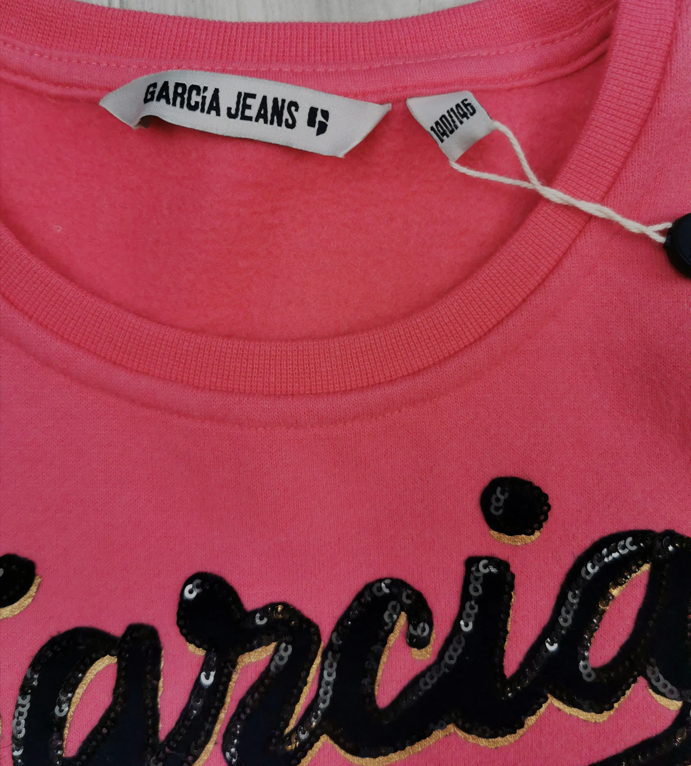 GIRL SIZE 10/11 YEARS - GARCIA Jeans, Super Soft Pink Sweater NWT B29