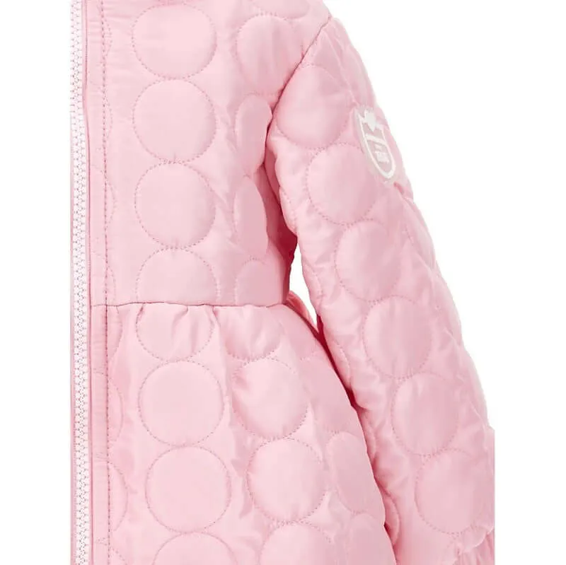 Girls Pink Quilted Jacket