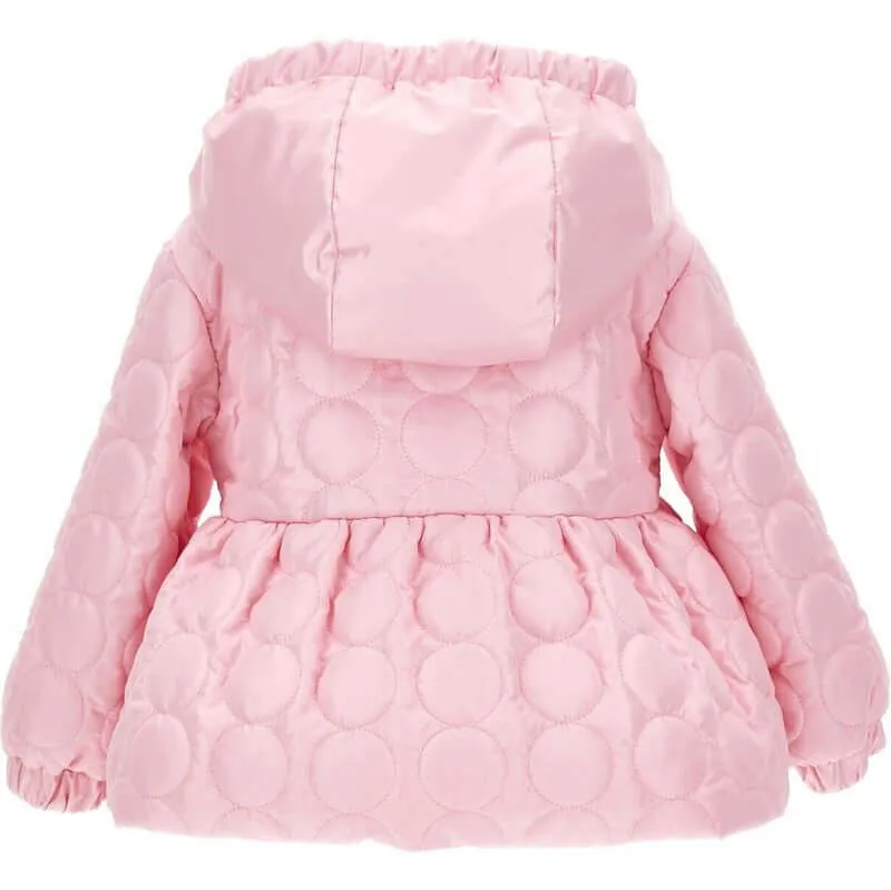 Girls Pink Quilted Jacket