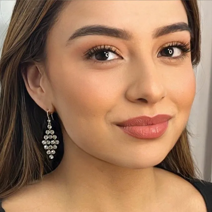 gorgeous crystal drop earrings