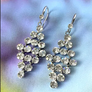 gorgeous crystal drop earrings