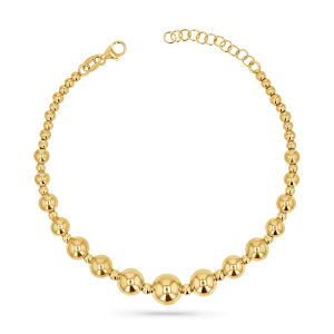 Graduating Ball Bead Bracelet