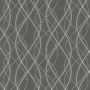 Graphic Swirls Black 6832-15 Wallpaper