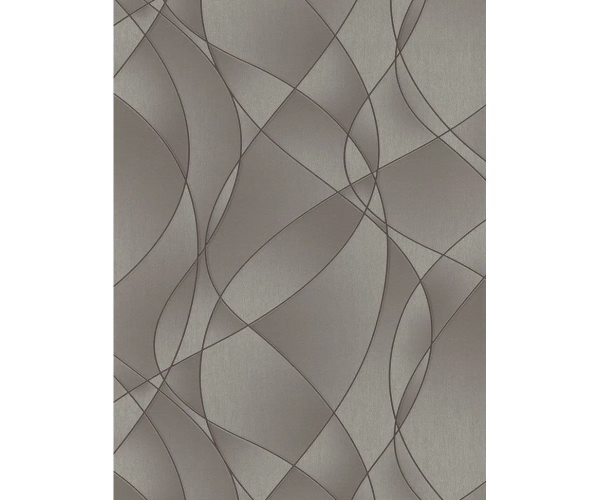 Graphics Swirls Taupe 5800-37 Wallpaper