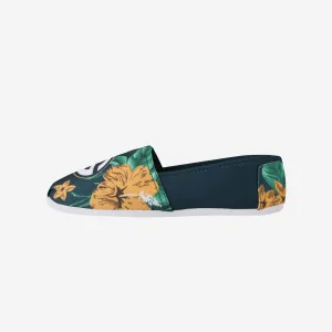 Green Bay Packers Womens Floral Canvas Shoe