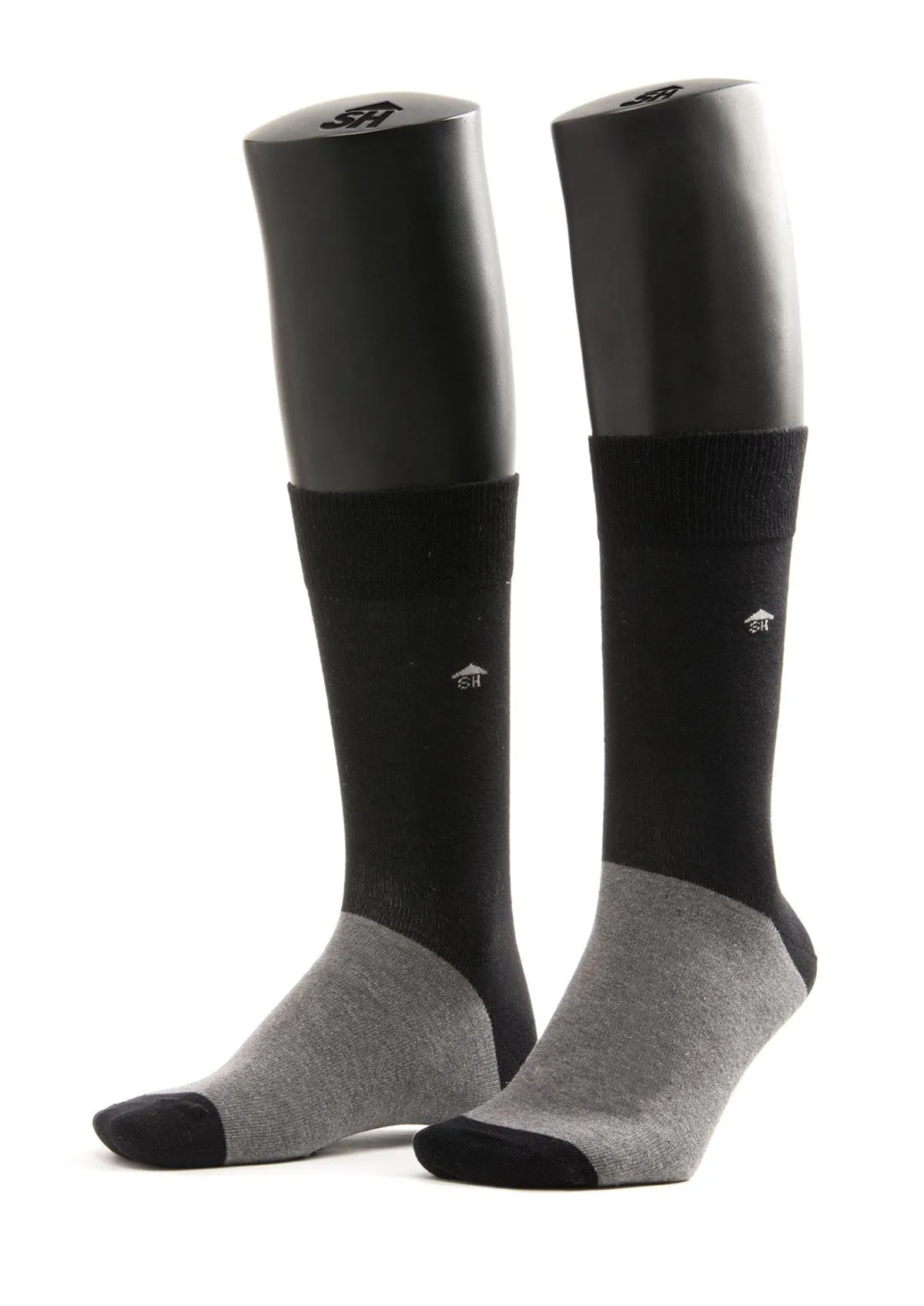Grey-Black Men Classic Socks