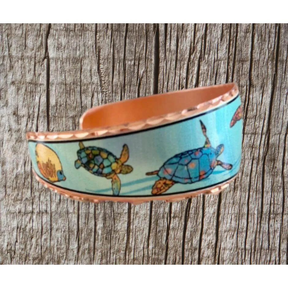Handcrafted Sea Turtle Nautical Bracelet
