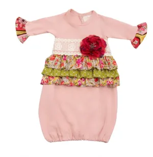 Haute Baby Wild Bloom Gown 0-3