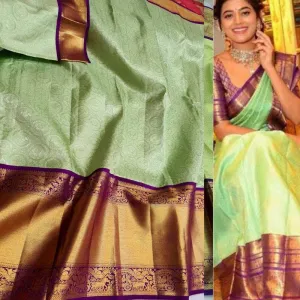 High Quality Wedding Kanjivaram Pure Silk Saree