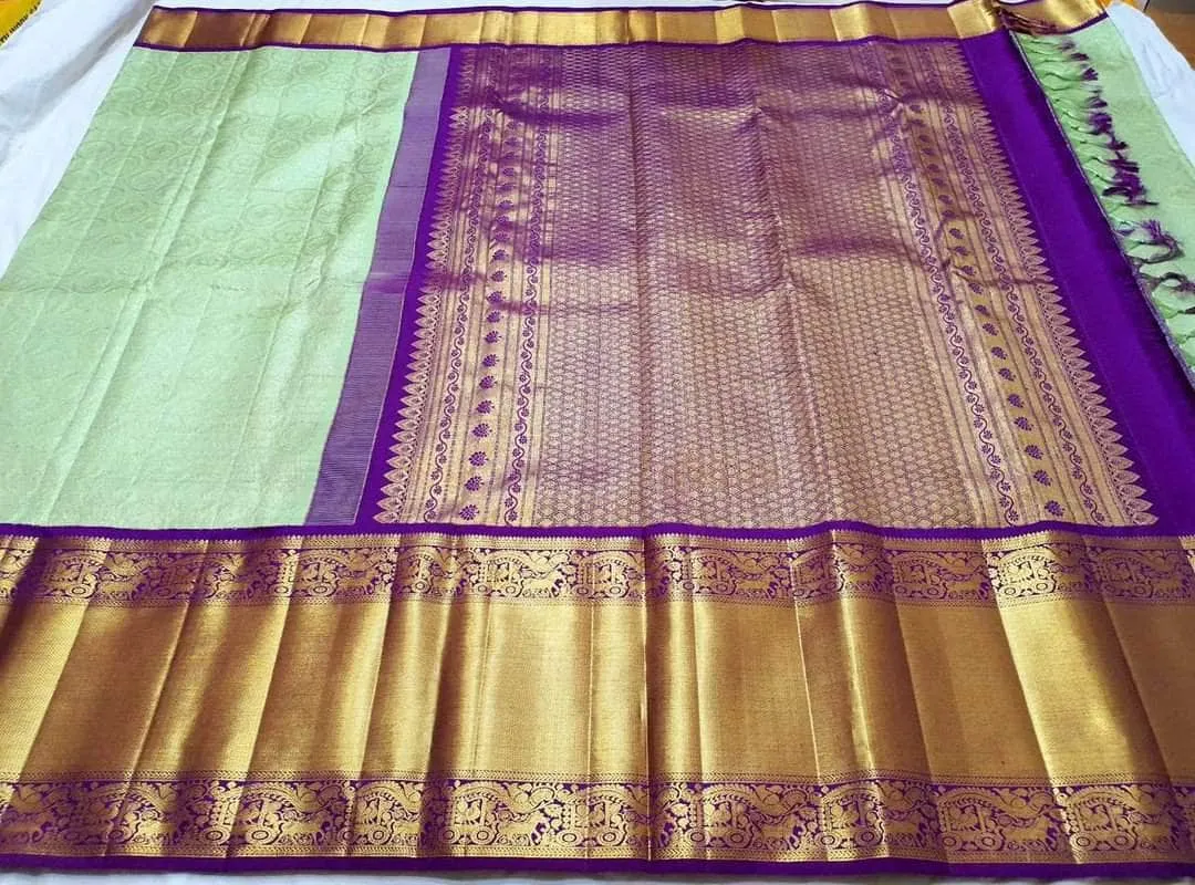 High Quality Wedding Kanjivaram Pure Silk Saree