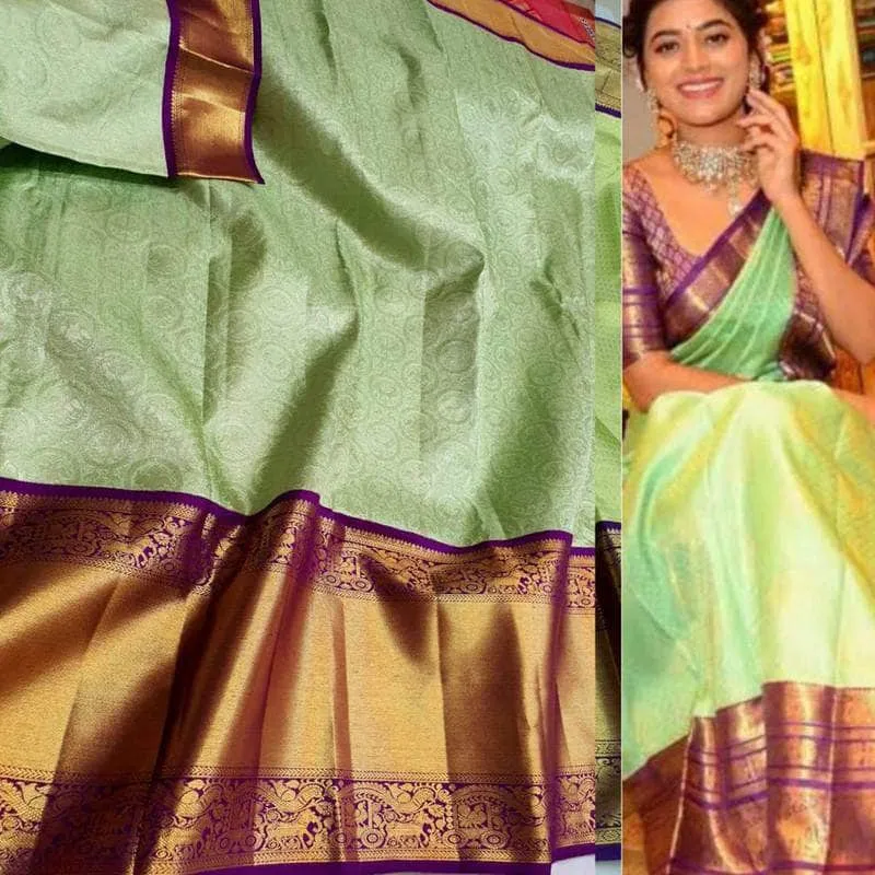 High Quality Wedding Kanjivaram Pure Silk Saree
