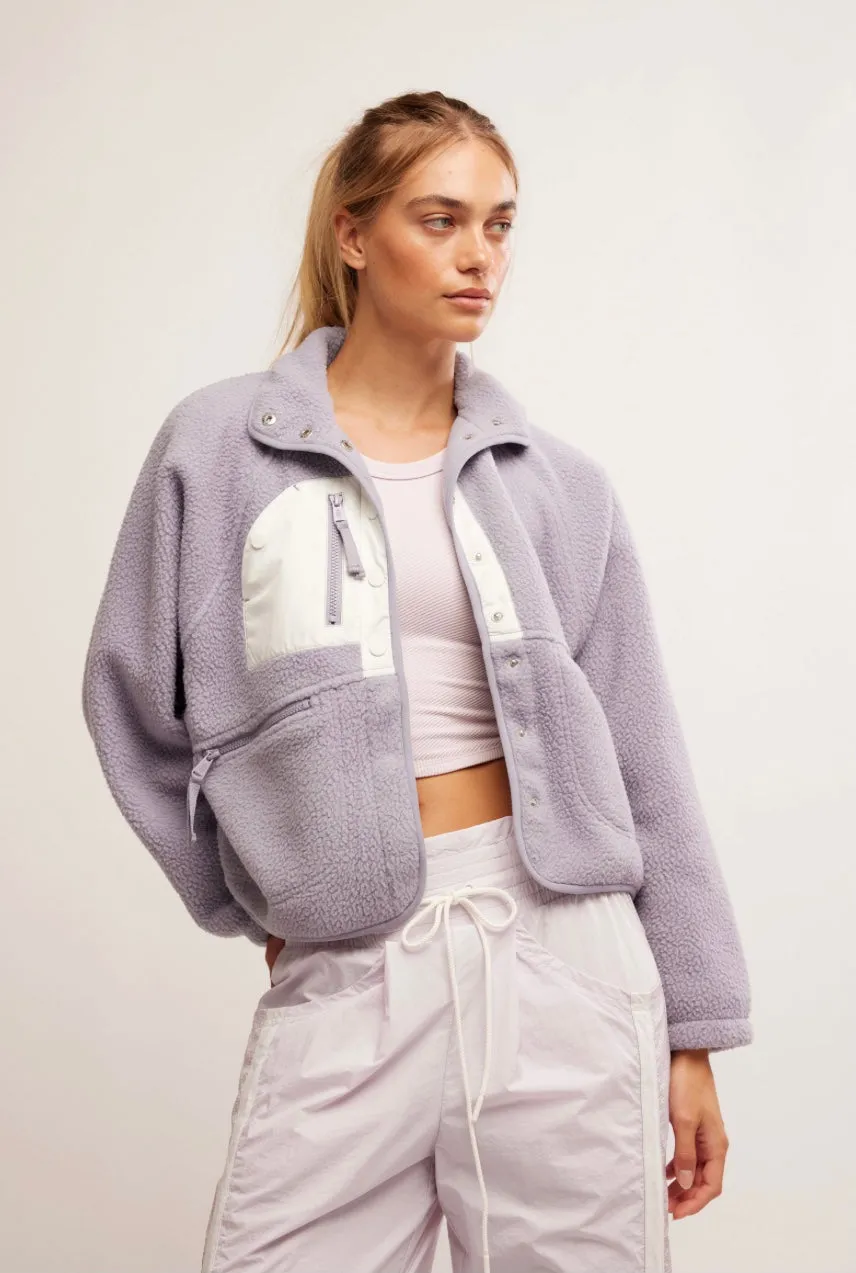 HIT THE SLOPES FLEECE JACKET - TRAIL BLAZER COMBO