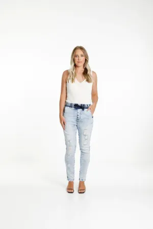 Homelee - Misfit Jeans- Snow  Wash