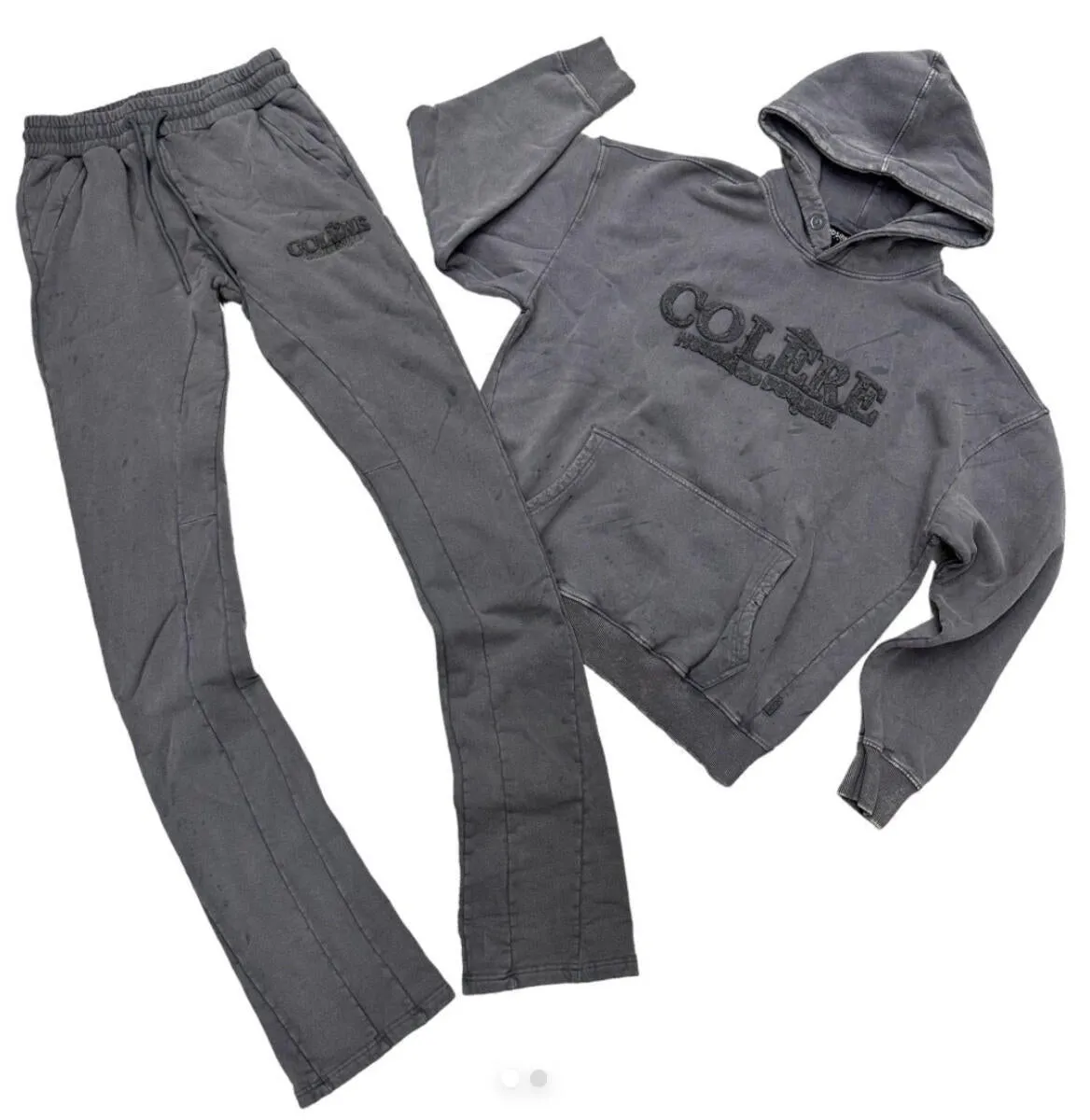 Hudson - Colere Hoodie - Grey Acid