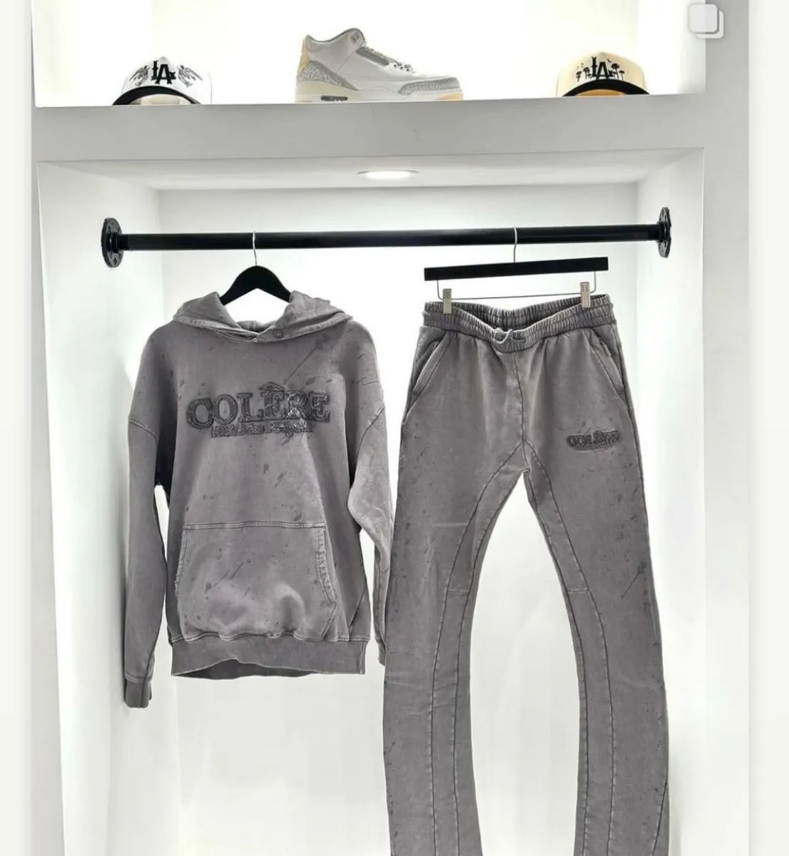 Hudson - Colere Hoodie - Grey Acid