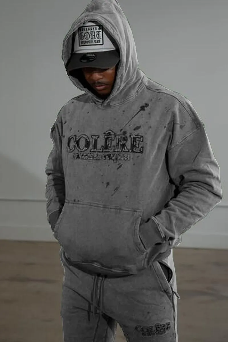 Hudson - Colere Hoodie - Grey Acid