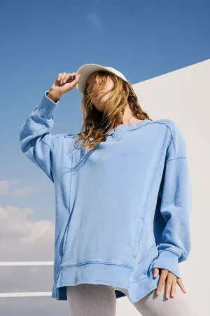 INTERCEPT TUNIC- RIVIERA BLUE