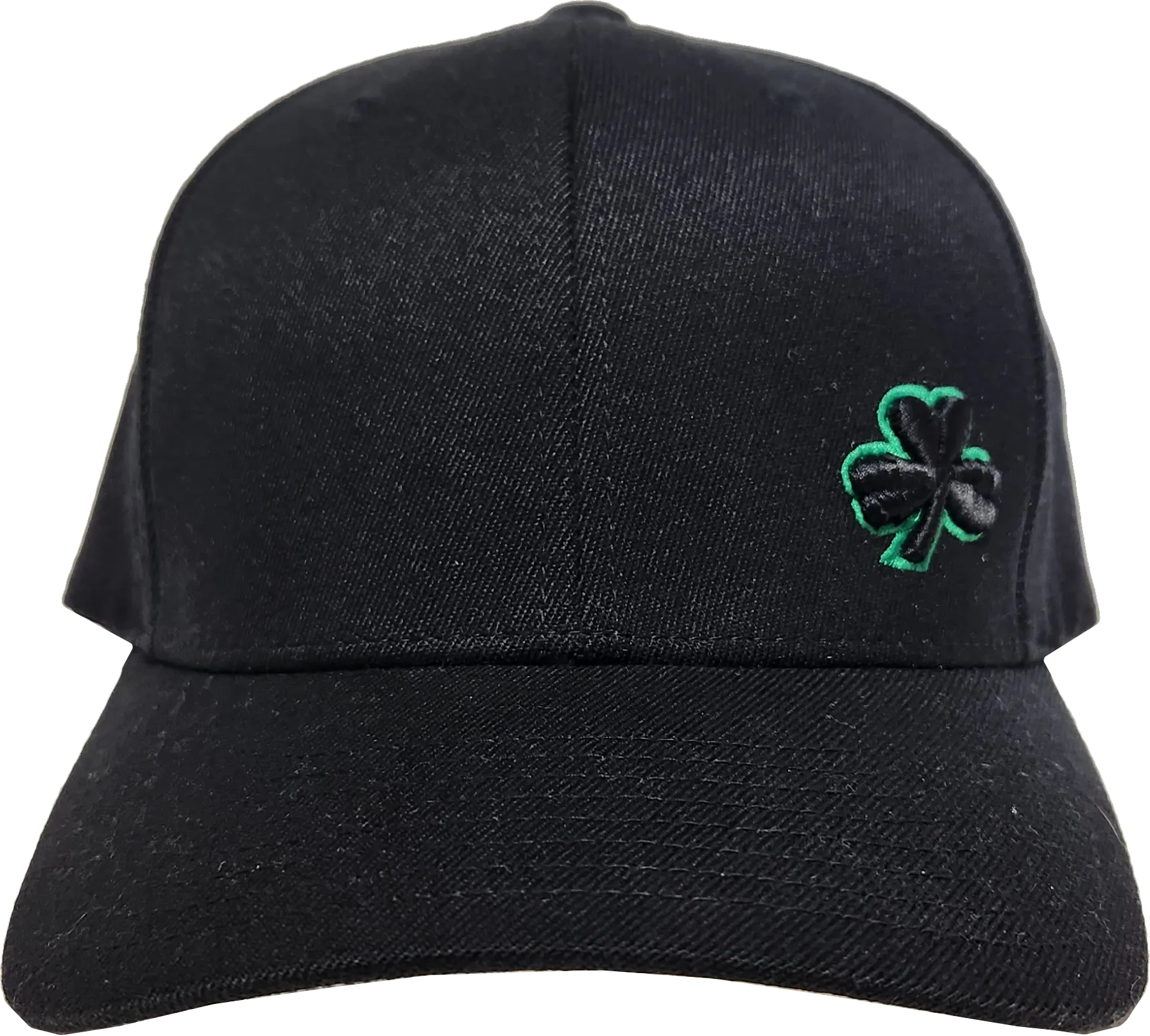 Irish Cap Black Green Small Clover