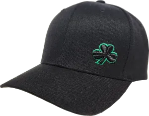 Irish Cap Black Green Small Clover