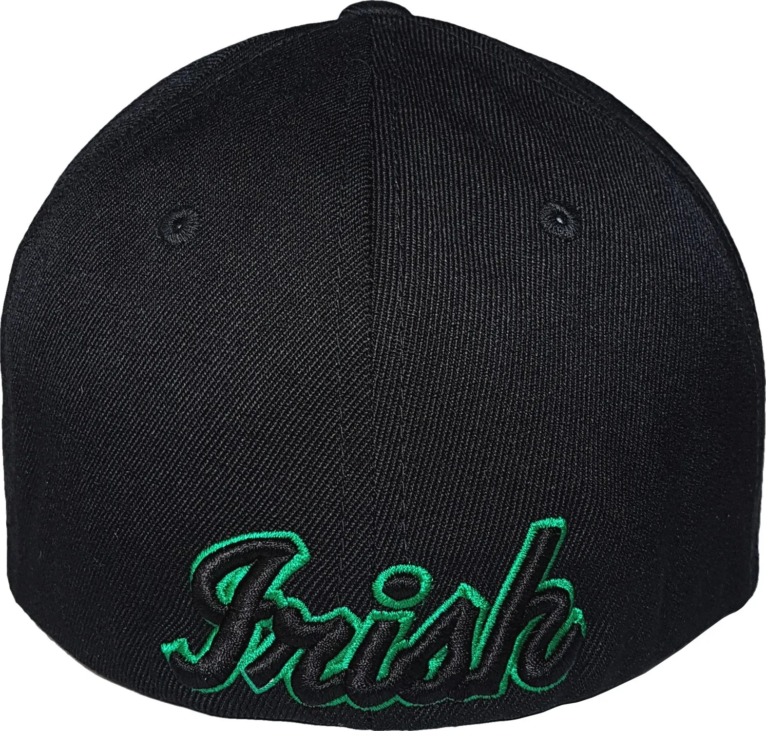 Irish Cap Black Green Small Clover