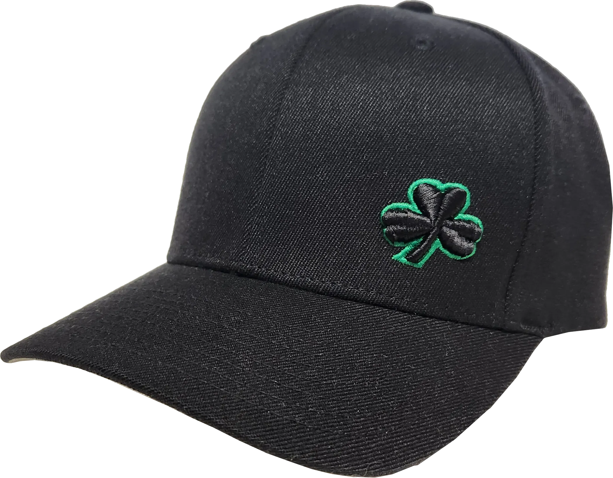 Irish Cap Black Green Small Clover