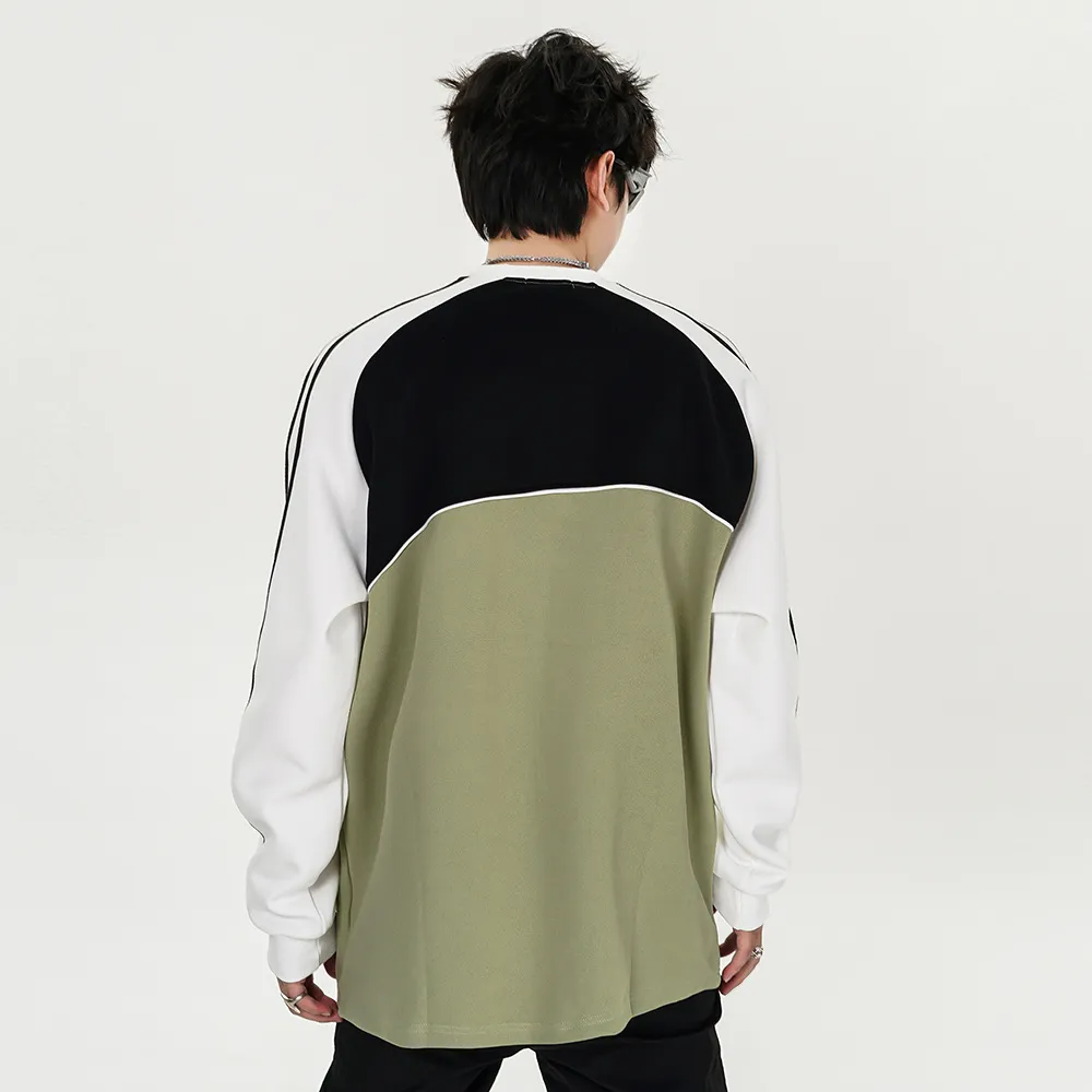 Irregular Color Block Sweatshirt