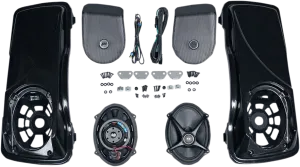J&M HSBL-065X7-XXR Saddlebag-Lid Kit with Rokker XXR 5in. x 7in. Speakers
